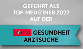 Focus - Geführt als Top-Mediziner 2022 auf der Gesundheit Arztsuche