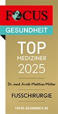 Focus Top Mediziner 2025 Fußchirurgie